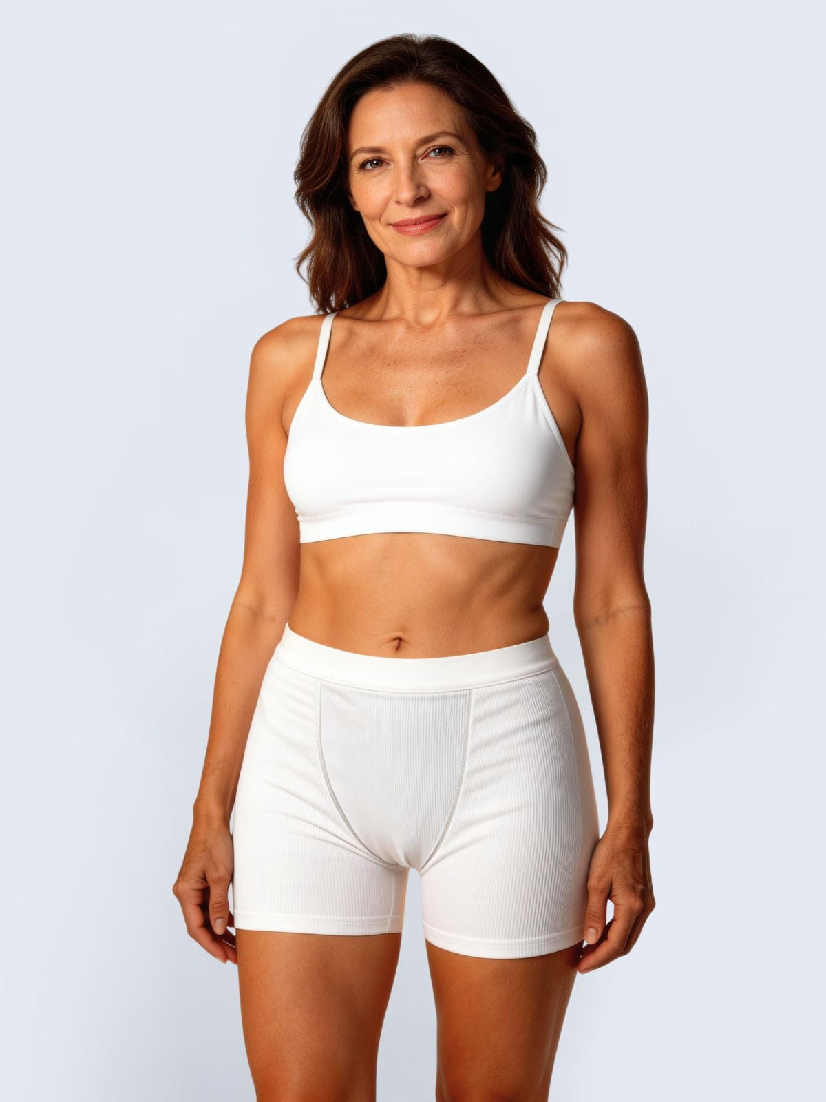 Boxer absorbant côtelé fuites urinaires Femme
