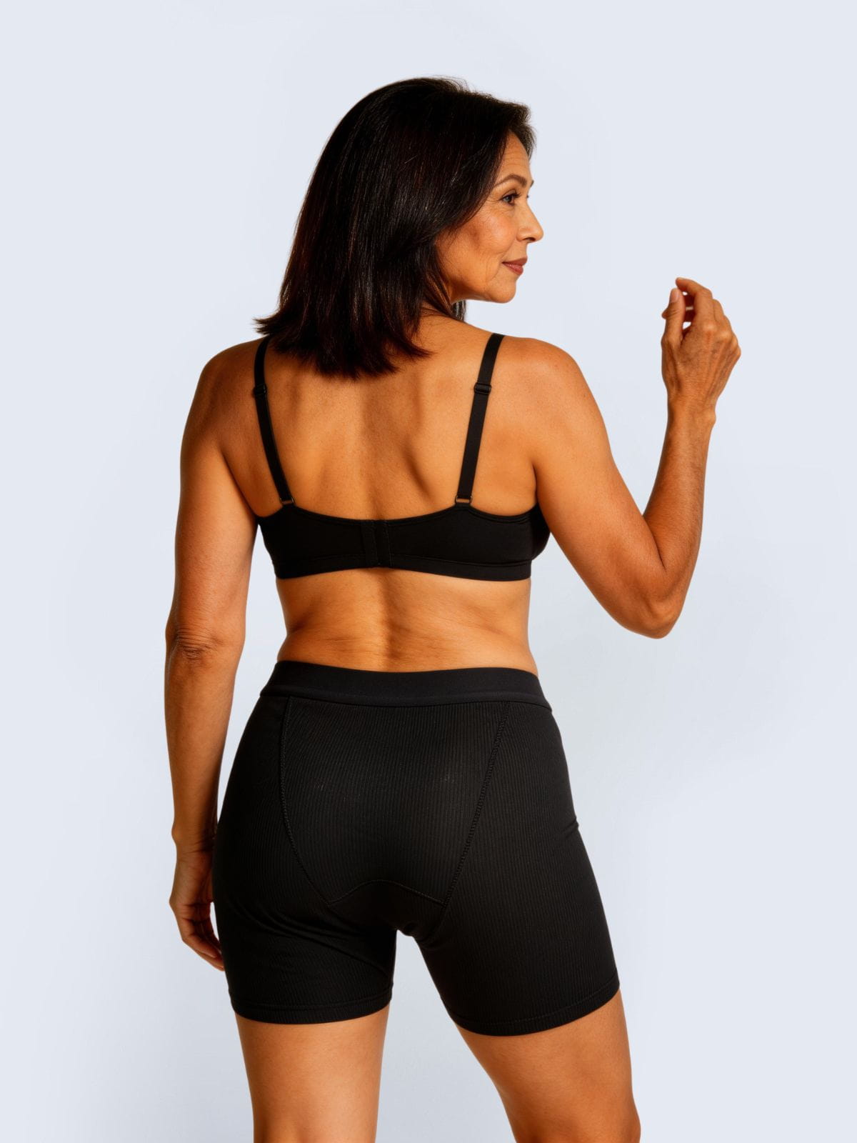 Boxer absorbant côtelé fuites urinaires Femme