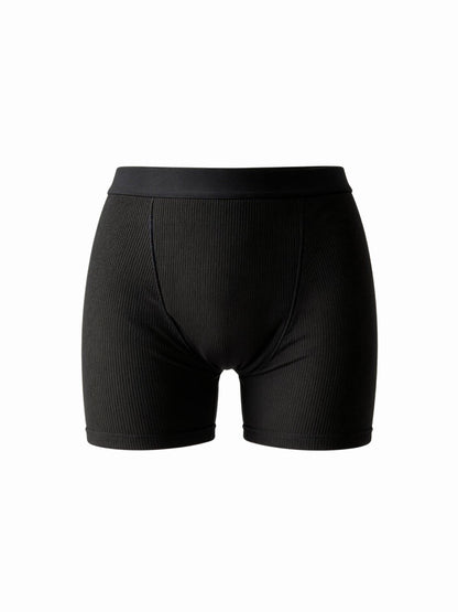 Boxer absorbant côtelé fuites urinaires Femme