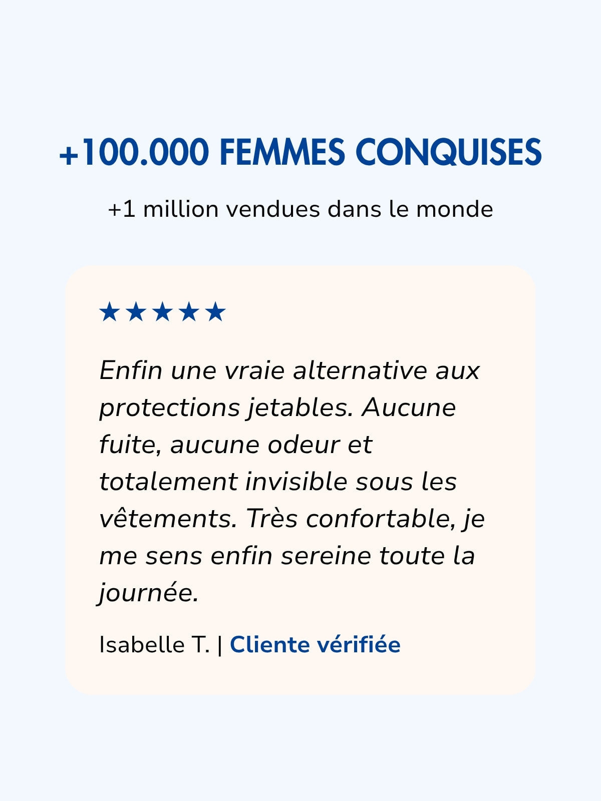 Culotte taille haute confort d’incontinence