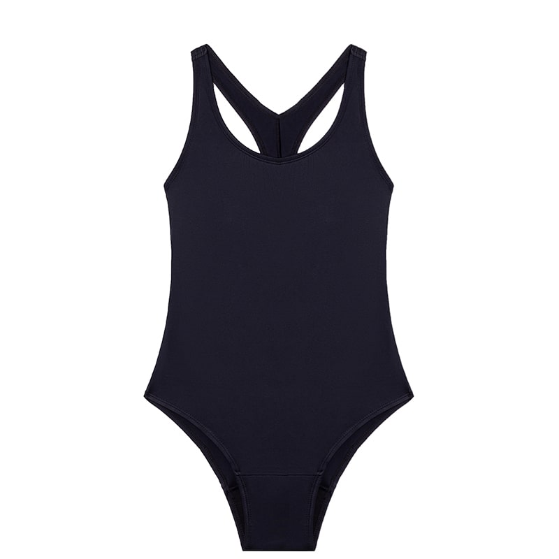 Maillot de bain une pièce d’incontinence dos nageur